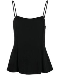 Theory - Flared Braided-Strap Tank Top - Lyst