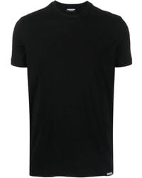 DSquared² - Logo-patch Cotton T-shirt - Lyst