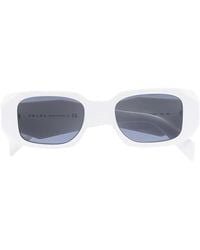 Prada - Symbole Geometric-Frame Sunglasses - Lyst
