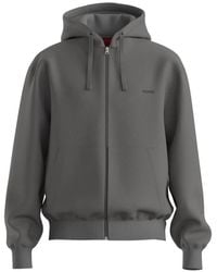 HUGO - Zip Hoodie - Lyst