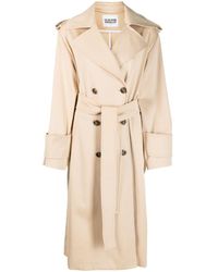 Claudie Pierlot - Double-breasted Cotton Trenchcoat - Lyst