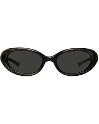 Maison Margiela - X Gentle Monster Mm317 Leather Lbk2 Sunglasses - Lyst