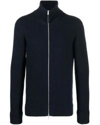 Maison Margiela - Ribbed Cardigan With High Neck - Lyst