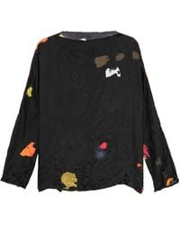 Daniela Gregis - Blouse À Effet Froissé Et Imprimé Abstrait - Lyst
