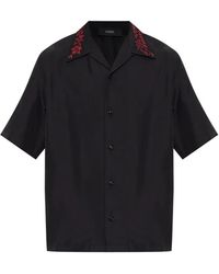 Amiri - Regular-Fit Floral-Collar Shirt - Lyst