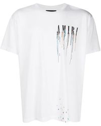 Amiri - Logo-Print Short-Sleeved T-Shirt - Lyst