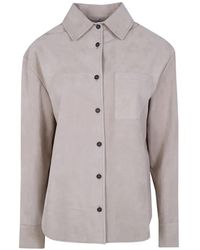 DR. HOPE - Pocket Suede Jacket - Lyst