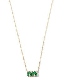 Suzanne Kalan - 18Kt Emerald Necklace - Lyst