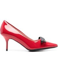 Love Moschino - Pumps Mit Schleife 75Mm - Lyst