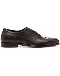SCAROSSO - Judy Lace-Up Leather Brogues - Lyst