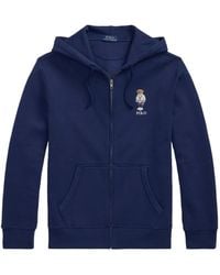 Polo Ralph Lauren - Felpa Con Cappuccio E Zip - Lyst