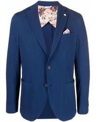 Manuel Ritz - Notched-Lapel Single-Breasted Blazer - Lyst