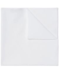 Brunello Cucinelli - Finished-edge Cotton Pocket Square - Lyst
