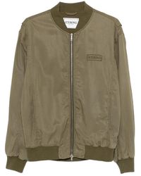 Iceberg - Logo-Patch Bomber Jacket - Lyst