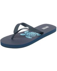 Vilebrequin - Turtle-Print Flip Flops - Lyst