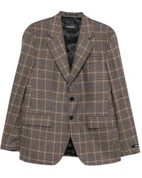 Karl Lagerfeld - Checked Wool Jacket - Lyst
