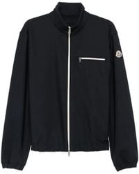 Moncler - Logo-Patch Zip-Up Jacket - Lyst