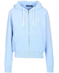 Polo Ralph Lauren - Pony-Motif Zip-Up Hoodie - Lyst