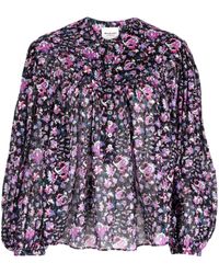 Isabel Marant - Top Maria con stampa paisley - Lyst