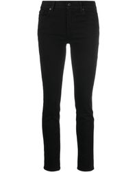 7 For All Mankind - Jean skinny à taille mi-haute - Lyst