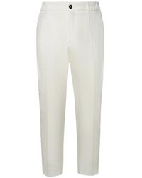 BE ABLE - Pleated Elasticated-Waist Trousers - Lyst