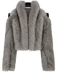 SRVC Studio - Lyra Faux-Fur Jacket - Lyst