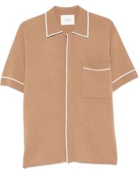 Lisa Yang - Oliver Piped Short-Sleeved Shirt - Lyst