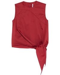 Liviana Conti - Gwen Knot-Detail Top - Lyst