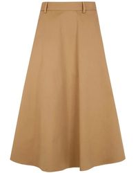 Semicouture - A-Line Midi Skirt - Lyst