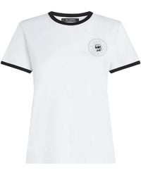 KARL LAGERFELD - Karlito Shirt With Trim - Lyst