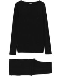 Emporio Armani - Long Sleeves Round Neck - Lyst