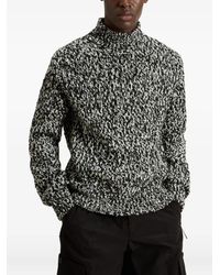 Woolrich - Wollen Trui Met Hoge Hals - Lyst