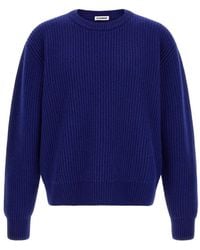 Jil Sander - Jersey De Punto De Pescador - Lyst