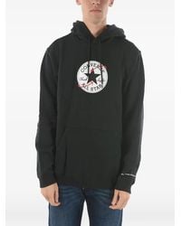 Converse - Chuck Taylor Logo-Print Hoodie - Lyst