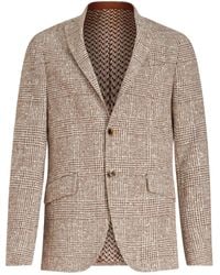 Etro - Plaid-Check Pattern Blazer - Lyst