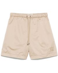 Fendi - Shorts mit Logo-Patch - Lyst