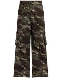 adidas - Camo Camouflage-Print Wide-Leg Trousers - Lyst