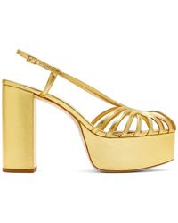 Loeffler Randall - Caged Platform Sandals - Lyst