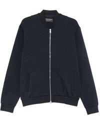 Marc O' Polo - Ribbed-Trim Zip-Up Sweatshirt - Lyst