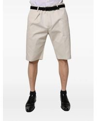 Dolce & Gabbana - Pleated-Detail Chino Shorts - Lyst