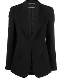 Alberta Ferretti - Peak-Lapel Single-Breasted Blazer - Lyst