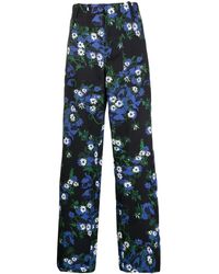 Plan C - Hose Mit Blumenmuster - Lyst