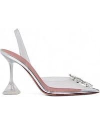AMINA MUADDI - Begum Glass Sling 95 Transparent Pvc Pumps - Lyst