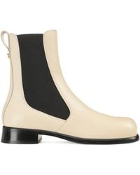 Sergio Rossi - 25Mm Avenue Chelsea Leather Boots - Lyst