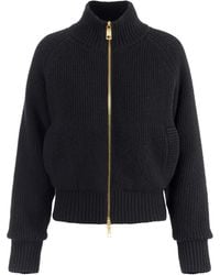 Elisabetta Franchi - Chaqueta bómber con cremallera - Lyst