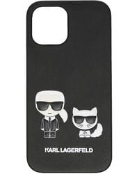 KARL LAGERFELD - Karl & Choupette Iphone 12 Pro Max Case - Lyst