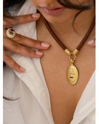LEIGH MAXWELL - Ruby And Diamond Love Token Pendant - Lyst