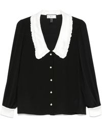 Nissa - Contrasting-Trim Shirt - Lyst
