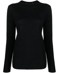 Tibi - Long-Sleeved Jersey T-Shirt - Lyst