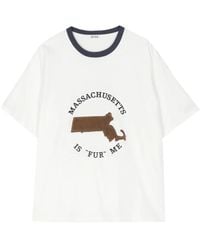 Bode - T-Shirt Mit Logo-Print - Lyst